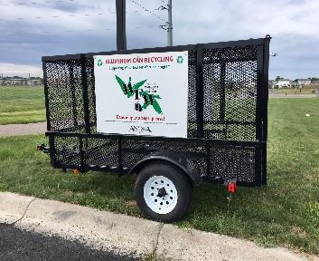 Aluminum Can Collection Trailer 