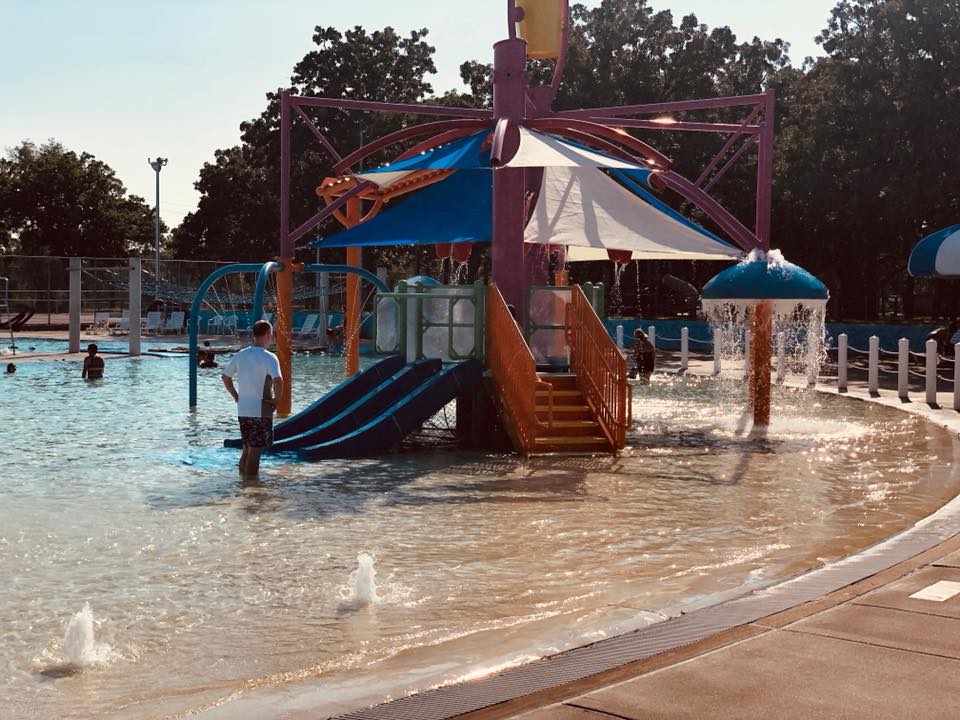 Hexapd Spray Park Structure