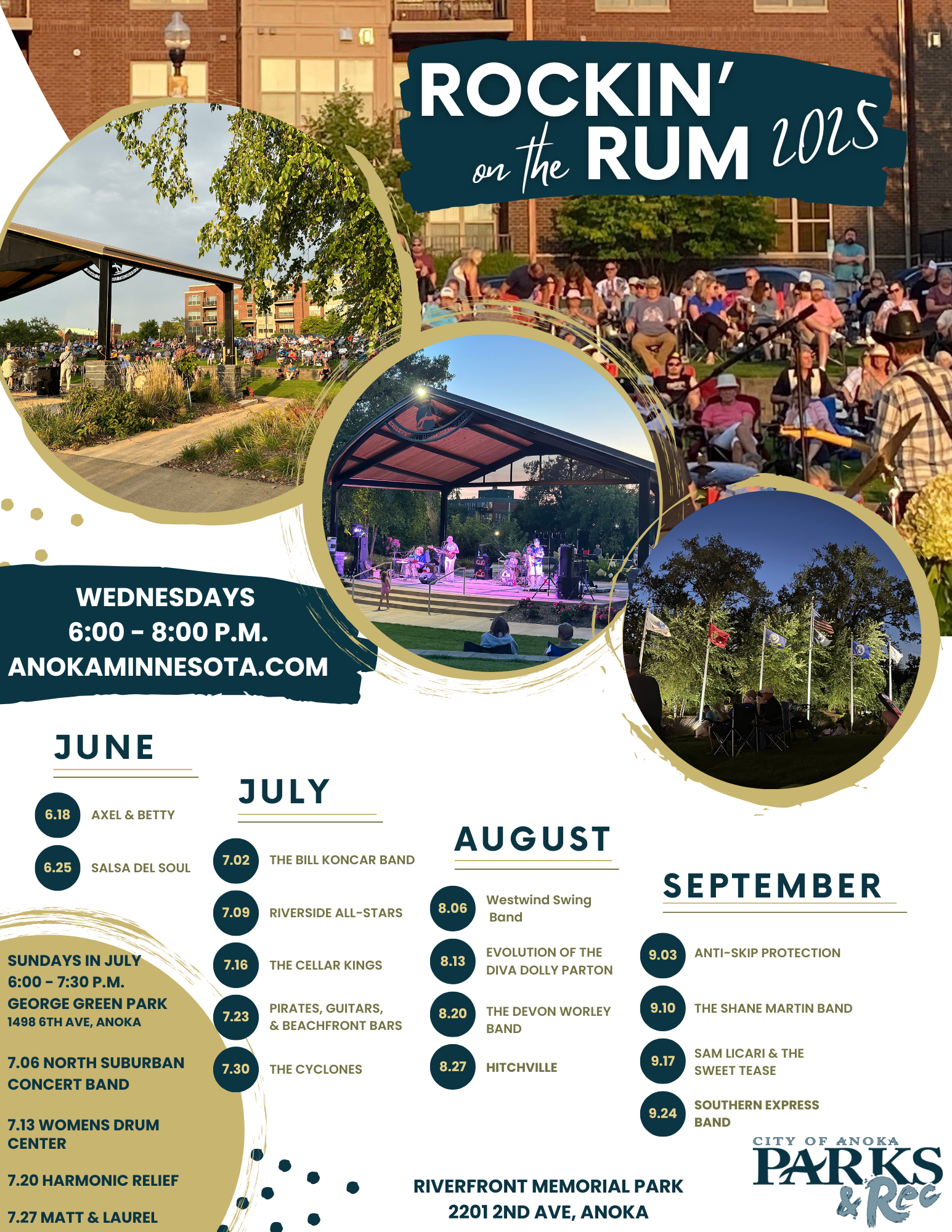 2025 Rockin on the Rum Flyer