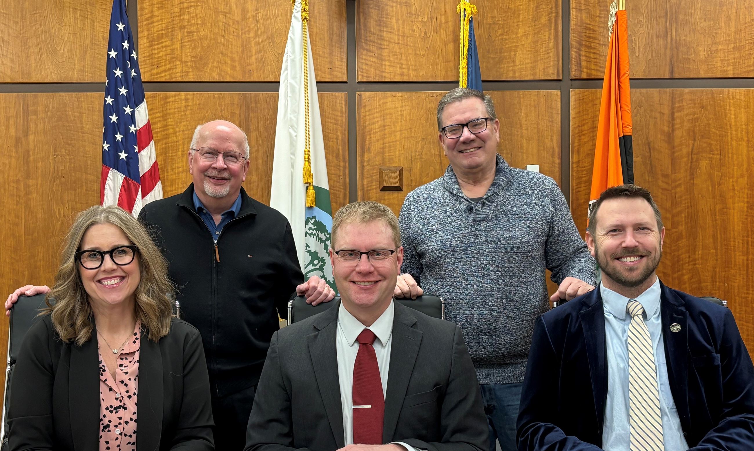 Group of people at desk
