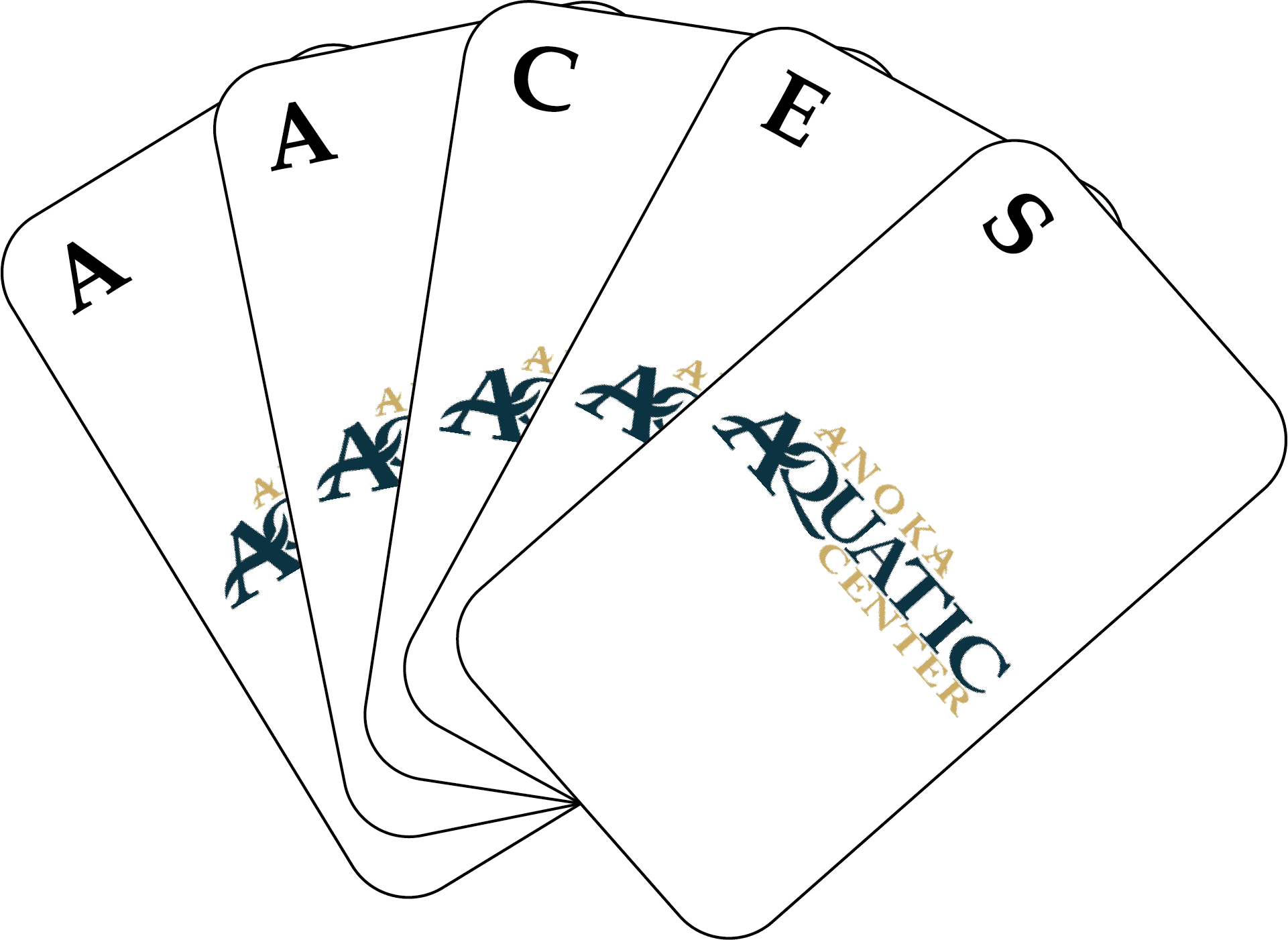 Hand of Cards spelling out AACES 